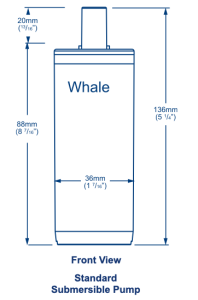 Whale Standard Submersible Diagram
