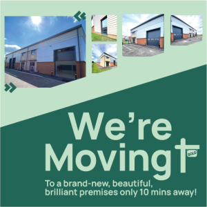 We're moving units banner