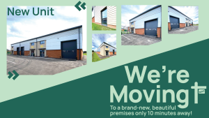 We're moving units banner